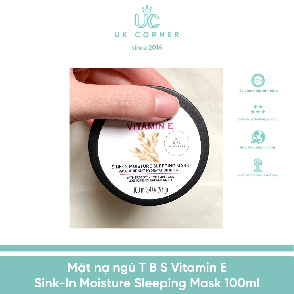 Mặt nạ ngủ The Body Shop Vitamin E Sink-in Moisture Sleeping Mask 100ml