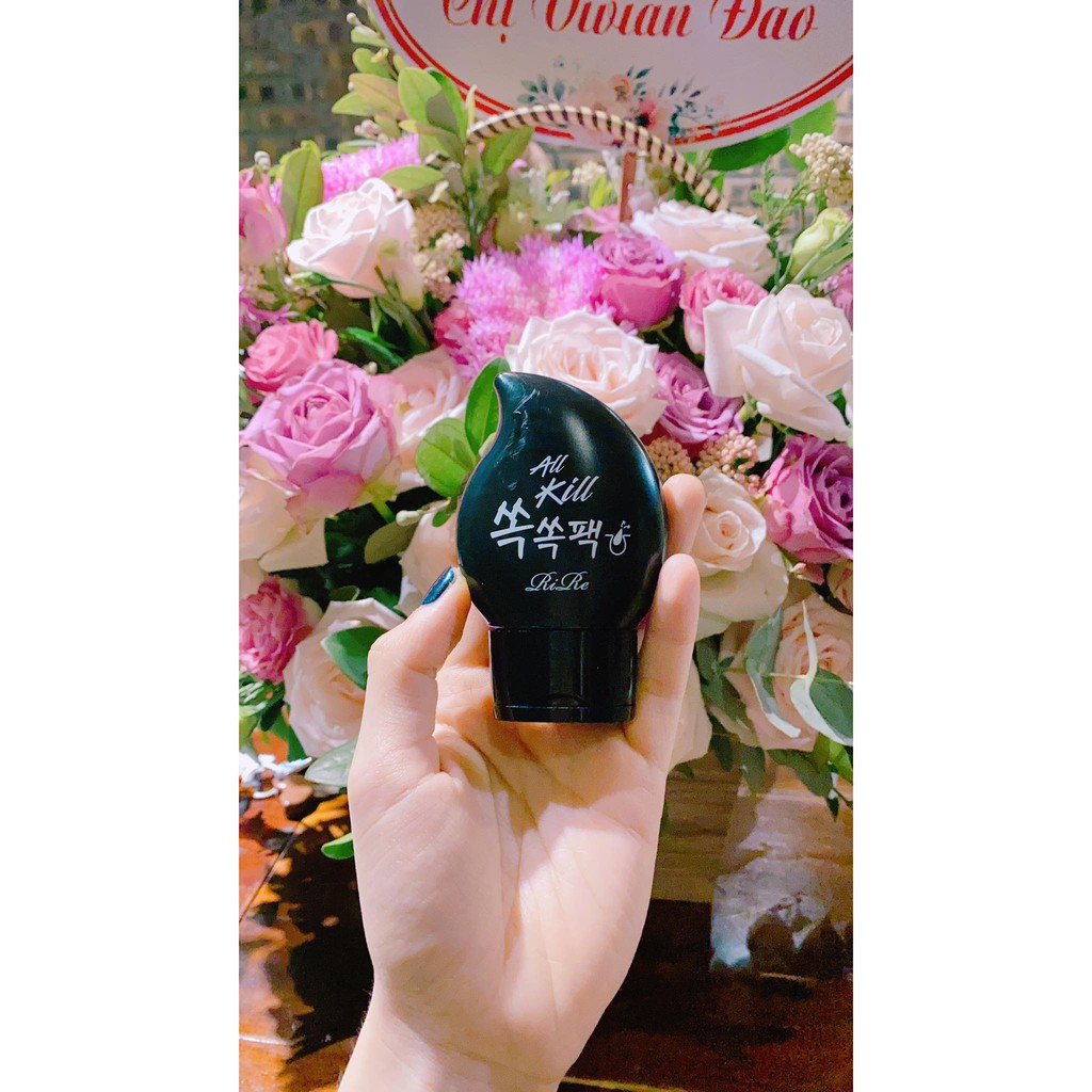 Mặt Nạ Lột Mụn Đầu Đen Rire All Kill làm sạch triệt để mụn đầu đen trên da, cuốn đi bụi bẩn, bã nhờn, dầu thừa tích tụ | BigBuy360 - bigbuy360.vn