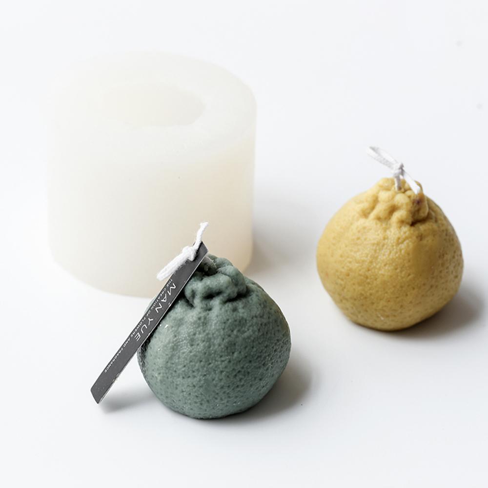 Khuôn Silicone Làm Nến / Xà Phòng Hình Trái Cây 3D