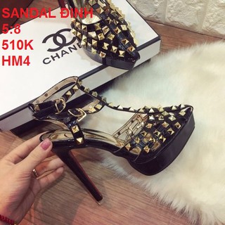 GIÀY SANDAL CAO GÓT ĐINH ĐẸP