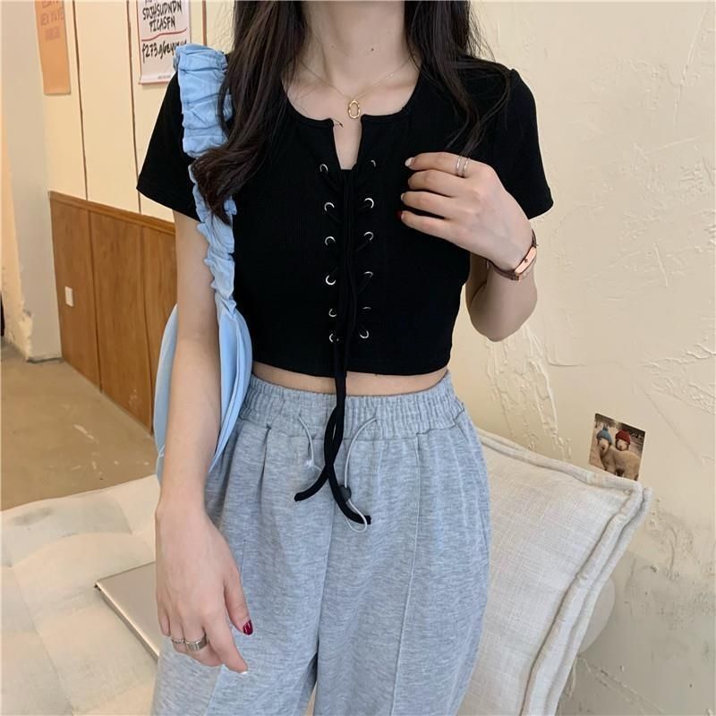 Áo Thun Nữ Tay Ngắn Dáng Ôm Phong Cách Hàn Quốc Thời Trang Cho Áo phông Nữ NZ-TX-101