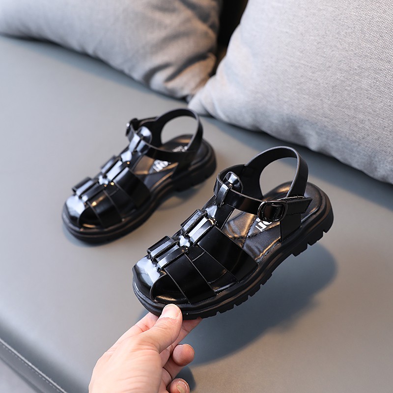 Dép sandal dọ đan cho bé từ 3-10 tuổi. Dép quai hậu cho bé hottrend 2021