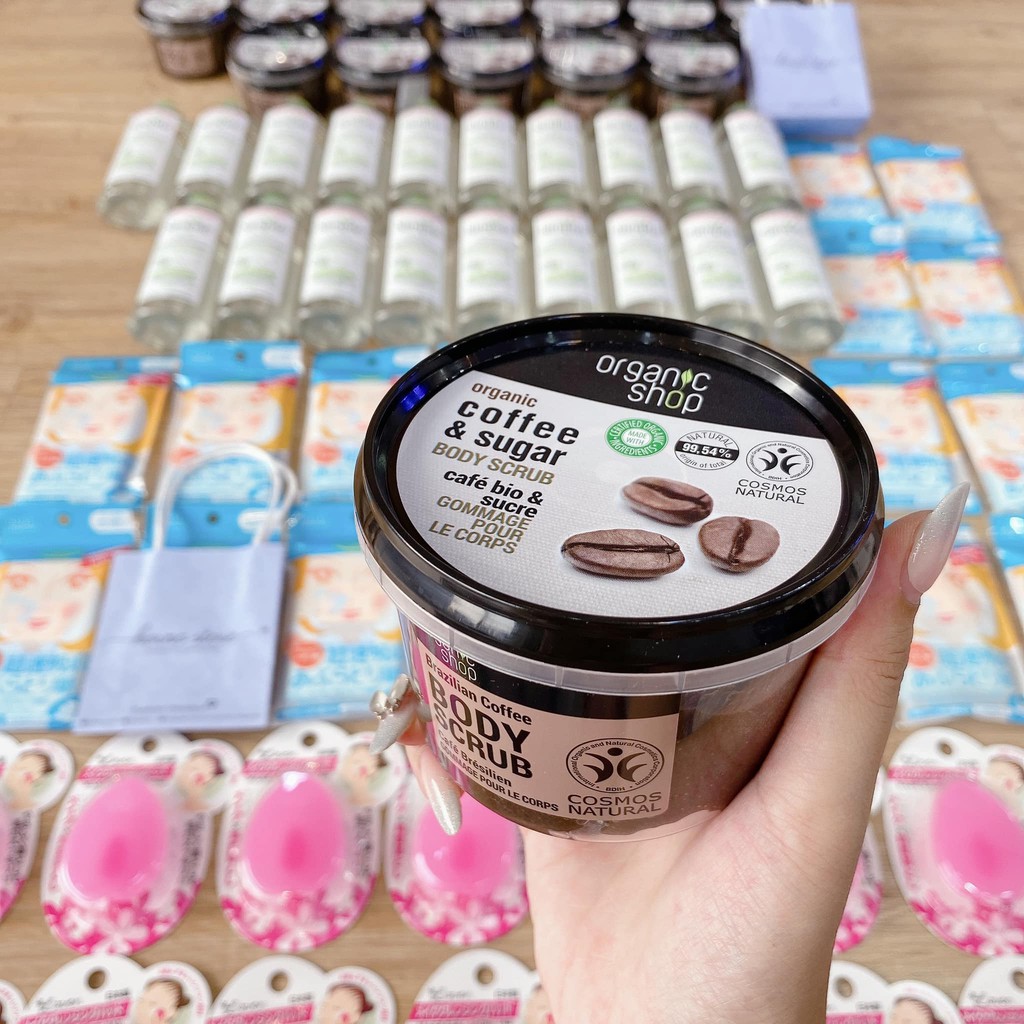 Organic Shop - Tẩy Tế Bào Chết Toàn Thân Organic Coffee & Sugar Body Scrub 250ml (Hương Cafe) | BigBuy360 - bigbuy360.vn
