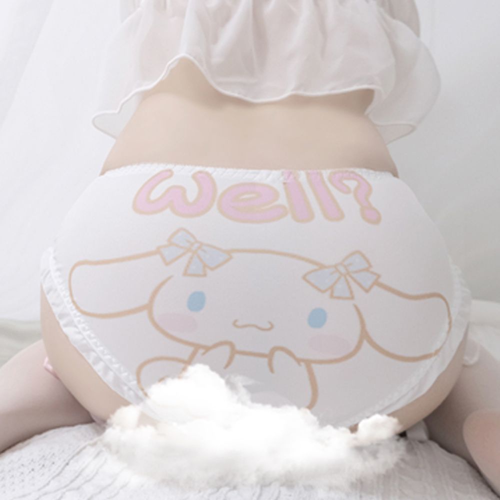 Quần lót tam giác họa tiết hoạt hình dễ thương phong cách lolita dành cho nữ