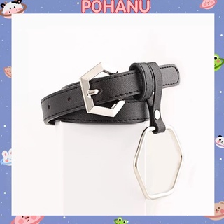 Thắt lưng nữ Pohanu nịt lưng da mềm thiết kế dễ phối đồ phong cách TL1
