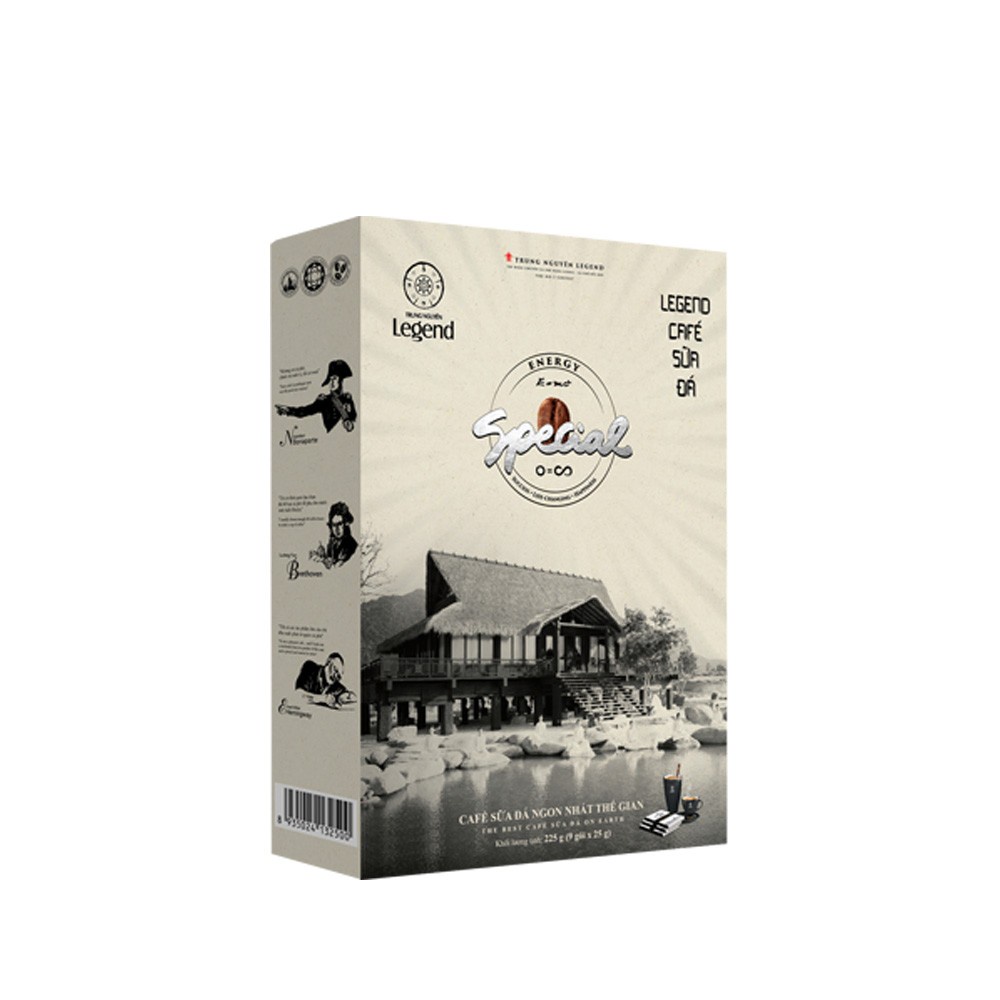 [ Trung Nguyên Legend Official ] Cà Phê Hòa Tan Trung Nguyên Legend Cà Phê Sữa Đá - Hộp 5 Gói
