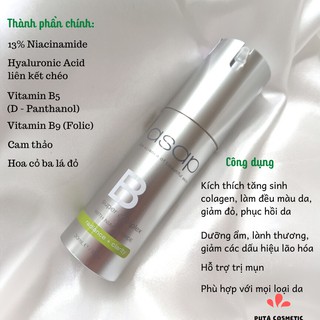 Serum Asap Super B Complex 30ml - phục hồi, dưỡng sáng da, giảm mụn