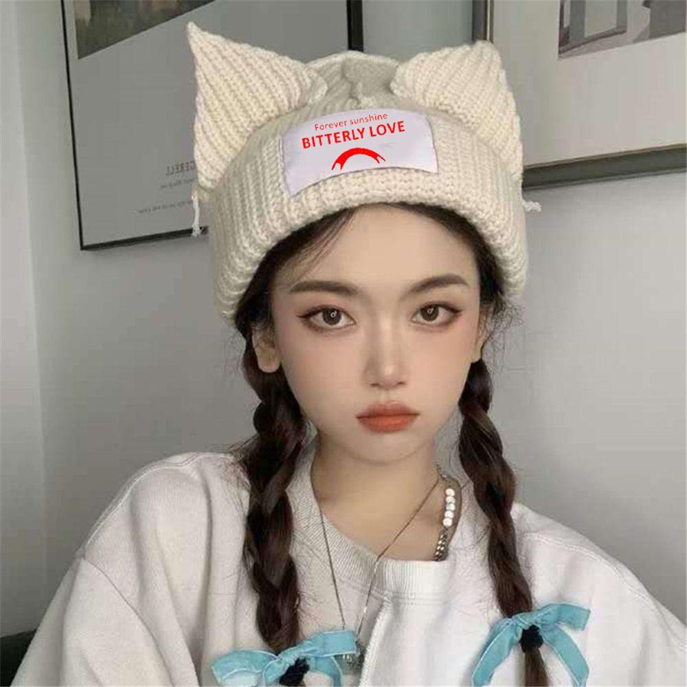 Mũ Len Tai Mèo Cho Cặp Đôi