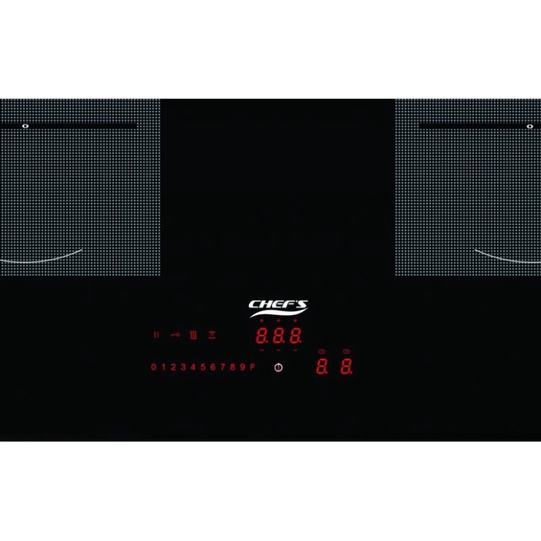 Bếp từ đôi Chefs EH-DIH666 Tặng hút mùi kính cong với khách mua combo