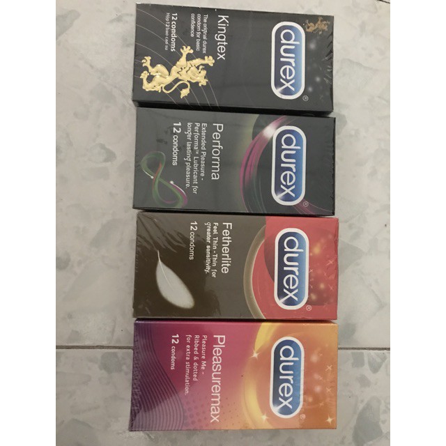 [ GIÁ SỈ ] [DEAL HOT] Combo 4 Hộp 48 Cái Bao Cao Su SIÊU MỎNG Durex Fetherlite Ultima + Tặng 1 Hộp 3 Bao