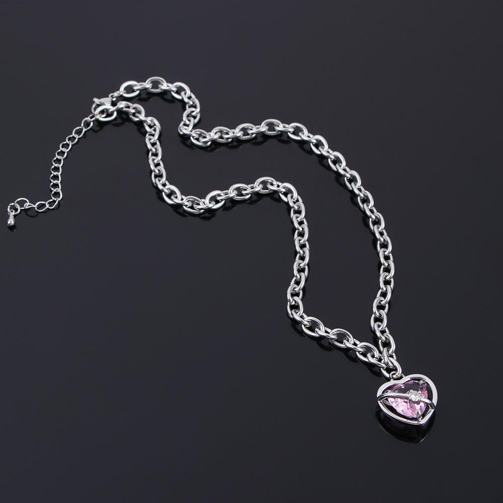 Linh Kiện Điện Tử WMES15H Love Chất Lượng|Vòng cổ Thép Không Gỉ Y2K Phong Cách Hip Hop Hàn Quốc Độc Đáo