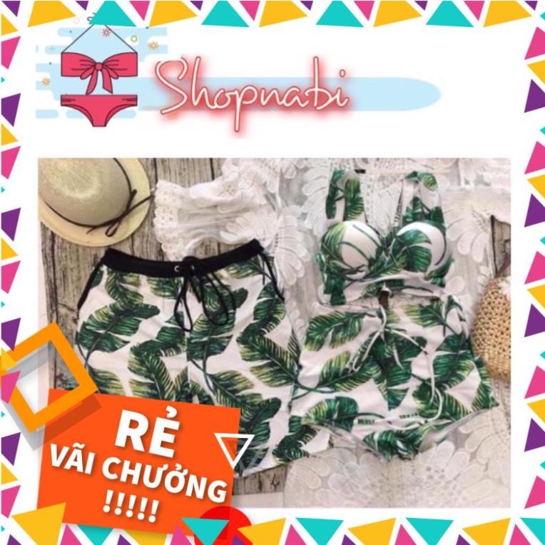Siêu rẻ Đồ bơi cặp lá thun lạnh mút dày nâng ngực Siêu xinh (Lẻ)