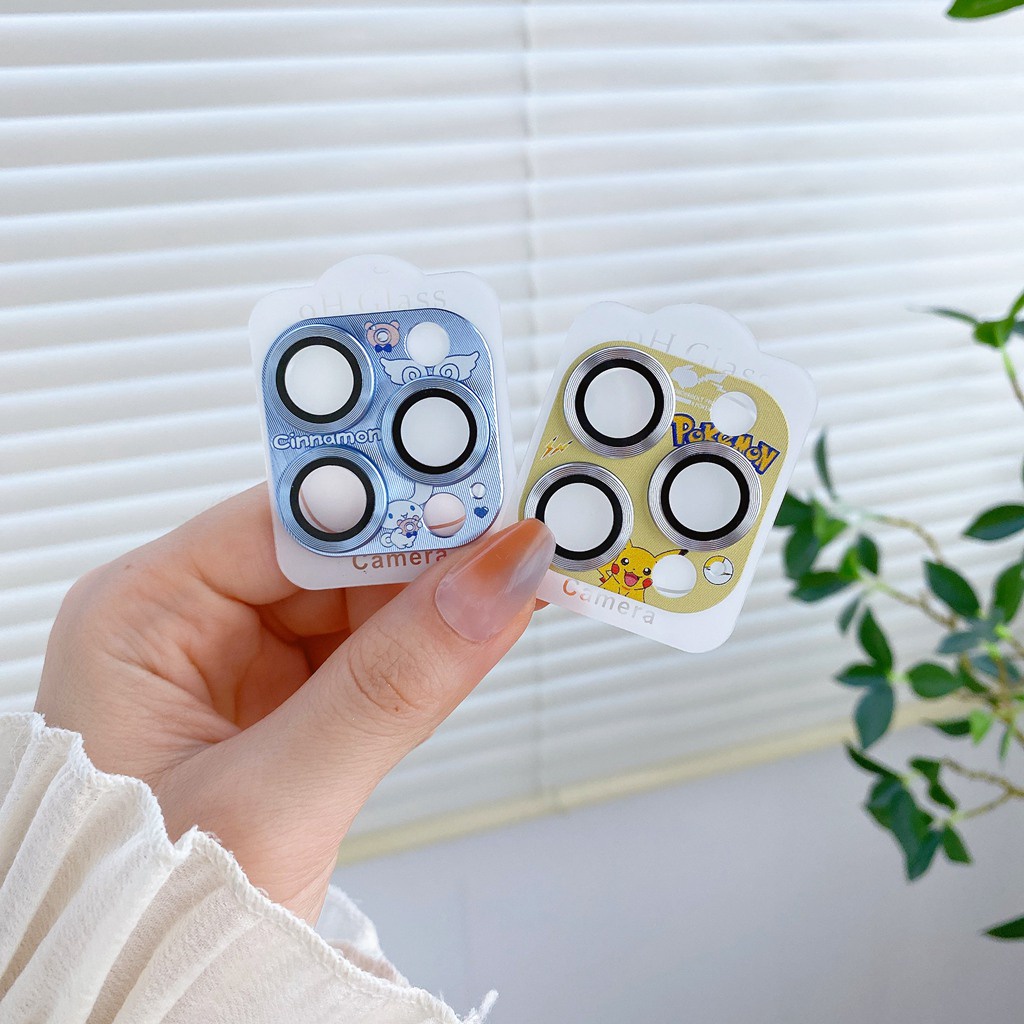 Phim Dán Bảo Vệ Ống Kính Máy Ảnh Họa Tiết Gấu Stellalou Linabell Thủy Thủ Mặt Trăng Cho iPhone 11pro / 11promax 11 / 12mini