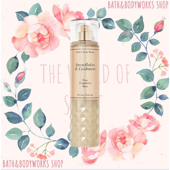 Xịt thơm toàn thân bodymist Bath & Body Works - Snowflakes & Cashmere