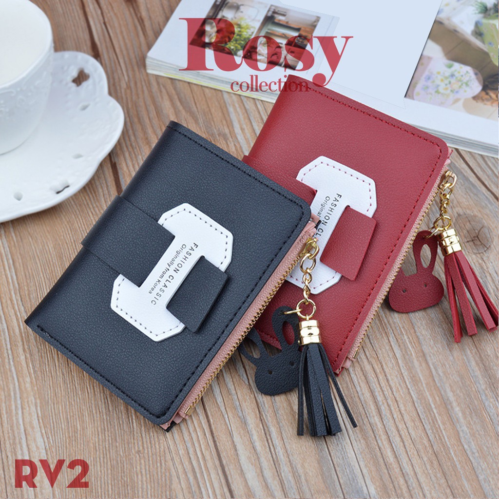 Ví nữ, ví cầm tay ROSY RV2 mini tuổi teen nhỏ gọn, tiện lợi đựng tiền, giấy tờ free ship