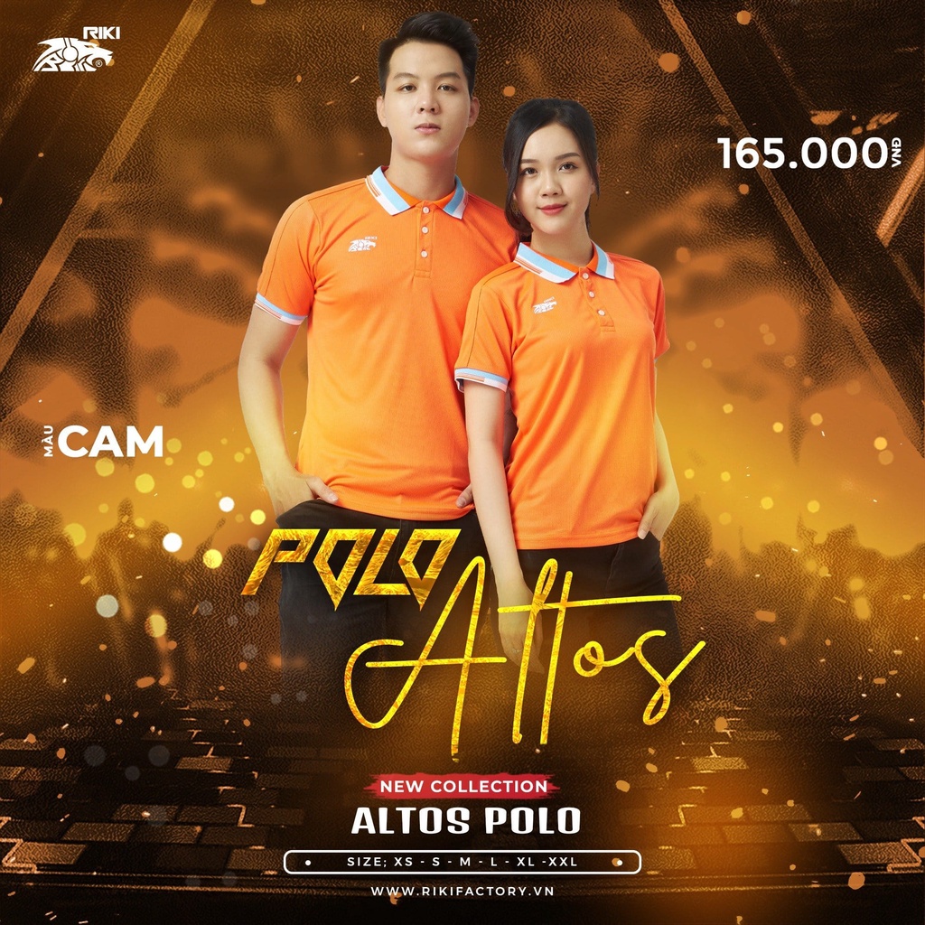 Áo cặp thời trang nam nữ, Áo POLO RIKI ALTOS - Dungcusport