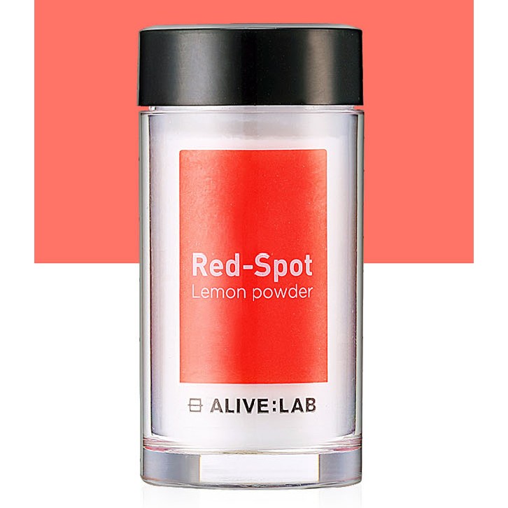 Bột ngừa thâm, sáng da chiết xuất chanh tươi Red-Spot Lemon Powder Alive Lab, mờ thâm mụn, sáng da