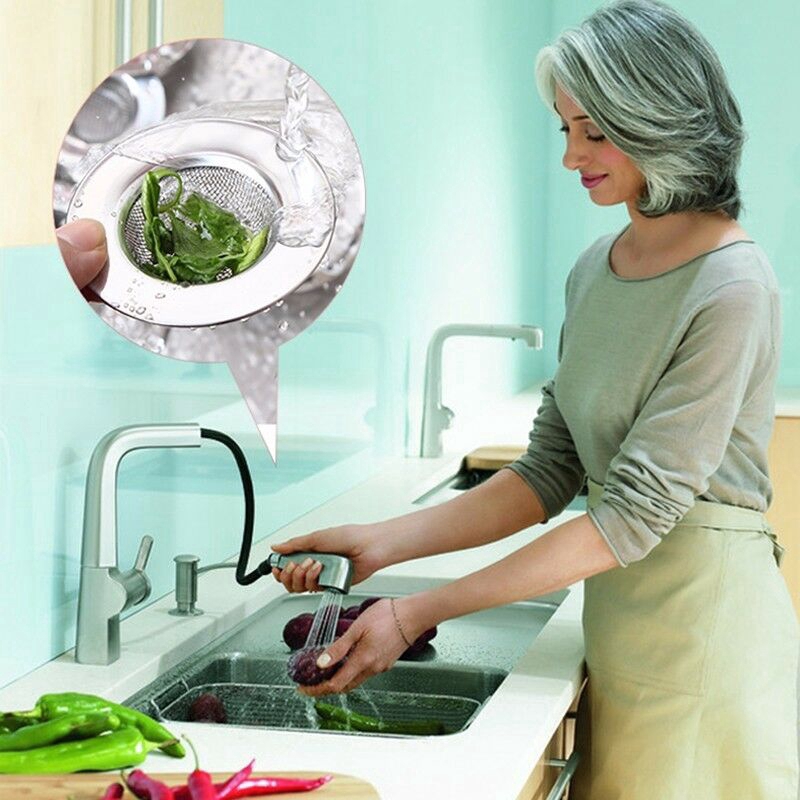 Nắp lọc cặn bồn rửa chống tắc nghẽn tiện lợi cho nhà bếp nhà tắm