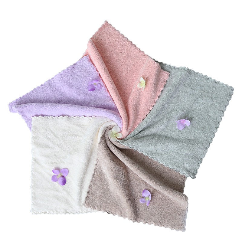 Khăn Lông Cừu VUÔNG Microfiber (25 * 25cm)