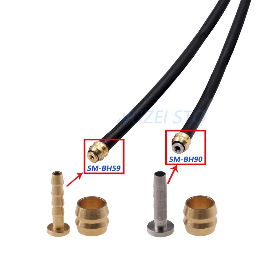 Đầu Nối Ống Phanh Thủy Lực Shimano SM-BH59 BH90&amp;Bộ Ống Phanh Kim