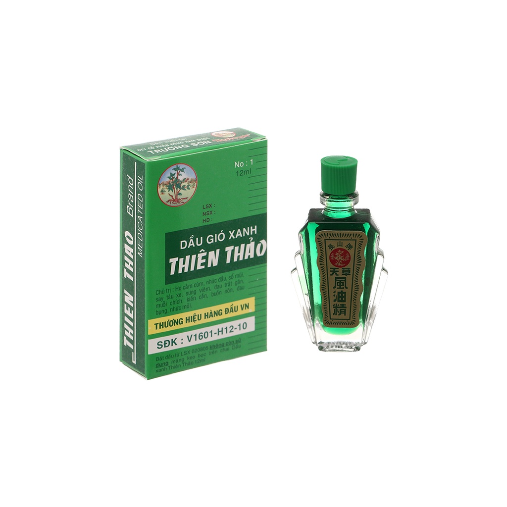 Dầu gió xanh Thiên Thảo lọ 12ml