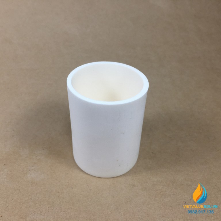 Cốc nhôm oxit Al2O3 tinh khiết hơn 99%, chịu nhiệt độ hơn 1600 độ C nung mẫu 30ml