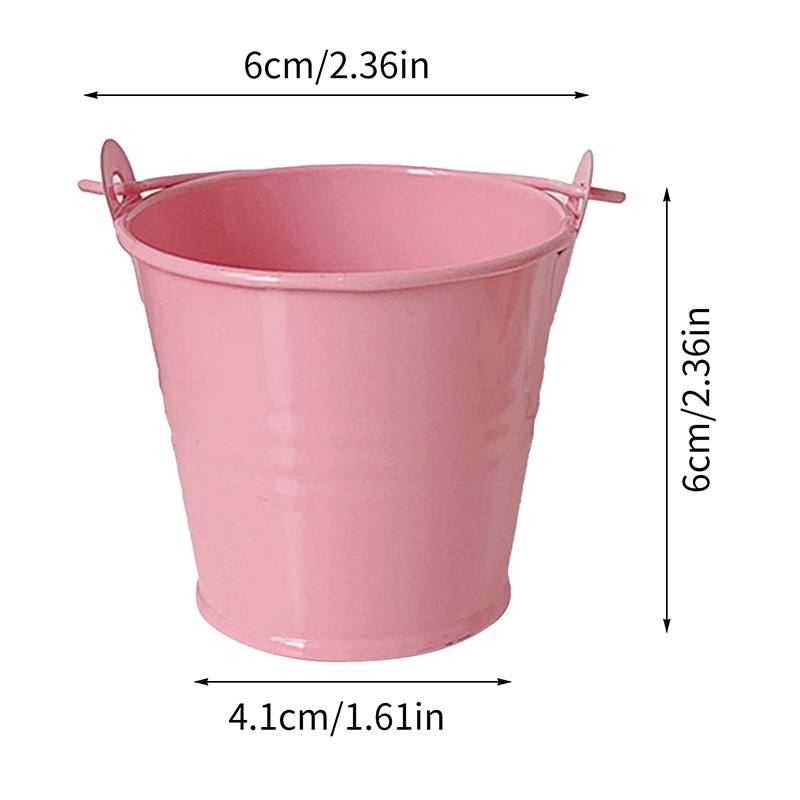 Ống Đựng Bút/Cọ Trang Điểm Bằng Kim Loại Màu Hồng Dễ Thương