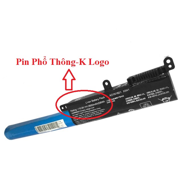 Pin Laptop Asus A541U A541UA A541UJ A541UV A31N1601 - PIN ZIN Nhập Khẩu Cao Cấp