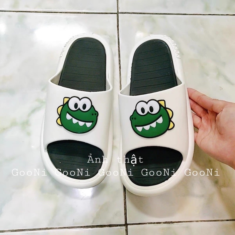 Dép Khủng Long Siêu Cute Dành Cho Cả Nam Và Nữ, Dép Quai Ngang Unisex Siêu Bền