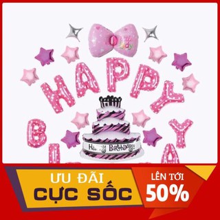SET BÓNG BAY TRANG TRÍ SINH NHẬT BLQQ-F07 [ CHUẨN ẢNH -TẶNG KÈM BĂNG DÍNH VÀ BƠM TAY ]
