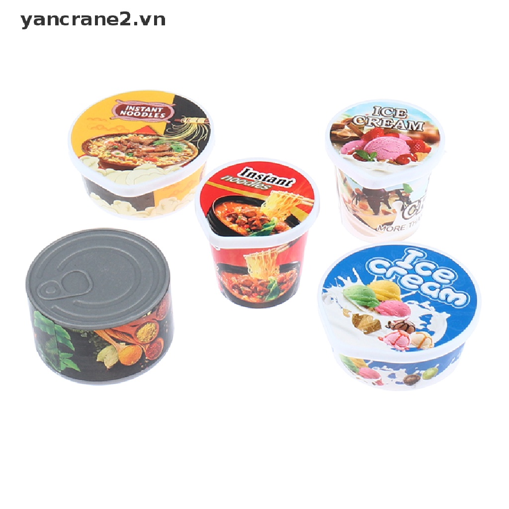 Mô hình kem ốc quế mini tỉ lệ 1: 6 xinh xắn dùng trang trí nhà búp bê