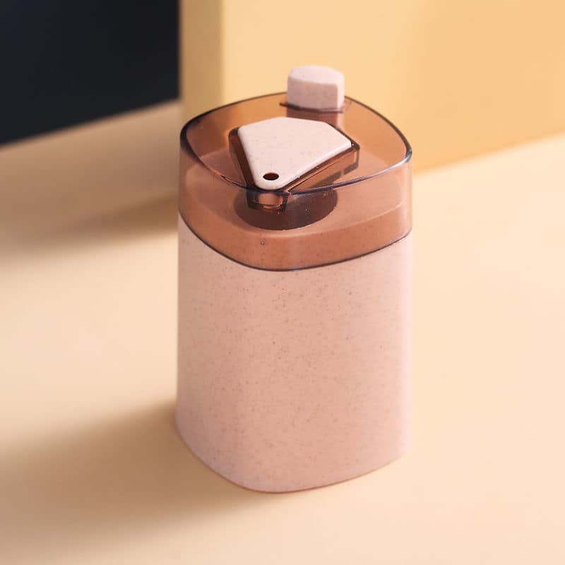 Hộp Đựng Tăm Lúa Mạch Thông Minh Có Nút Bấm Tự Động