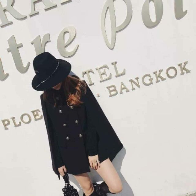 Áo dạ Cape hot hit