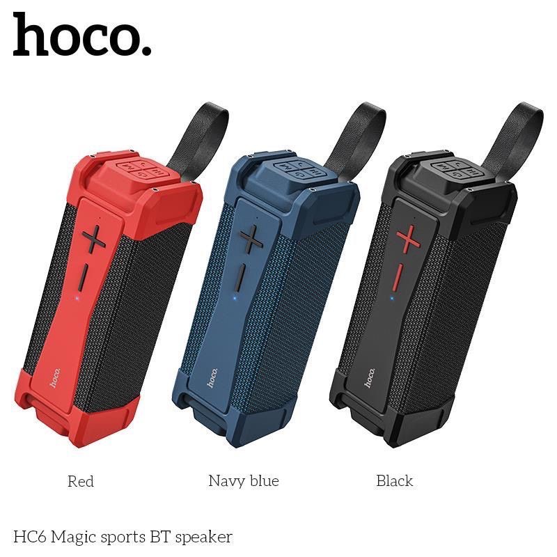 Loa Bluetooth thể thao siêu BASS chống nước Hoco HC6 loa không dây âm thanh sống động pin trâu 6h hỗ trợ thẻ nhớ