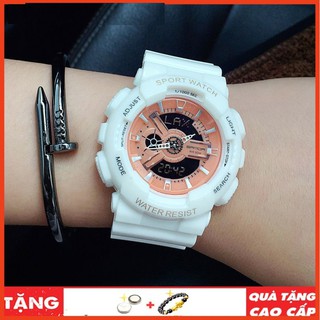 Đồng hồ nữ thể thao SPORT WATCH chạy kim và số điện tử cực chất