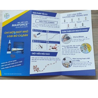 Gel Diệt Kiến MAXFORCE QUANTUM 0.03% (BAYER)