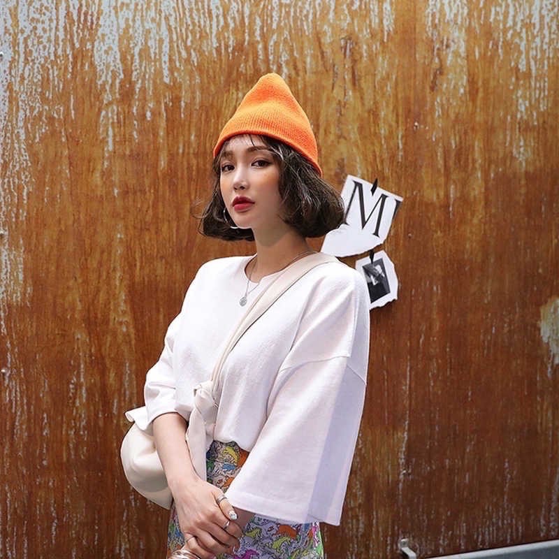 [Sỉ Tận Gốc] Mũ Len Beanie Trơn Dáng Ngắn Đủ Màu Cho Người Lớn, Trẻ Em (Ảnh &amp; video thật) 21cm