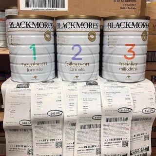 Blackmores số 1,2,3 900g Úc