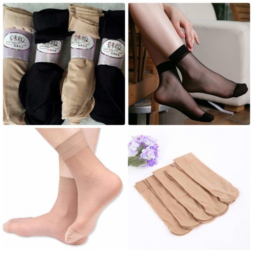 Combo 10 Đôi Tất Giấy Bó Hàn Quốc