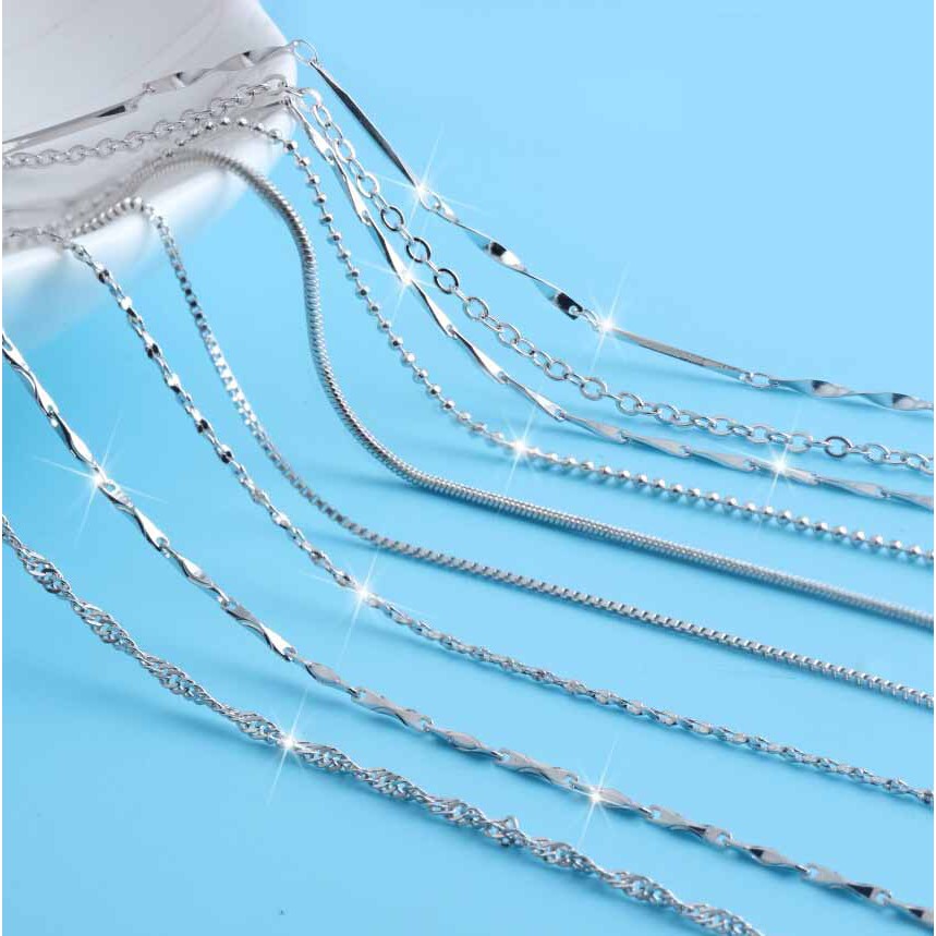 Vòng cổ bạc 925 8 kiểu thời trang cho phụ nữ