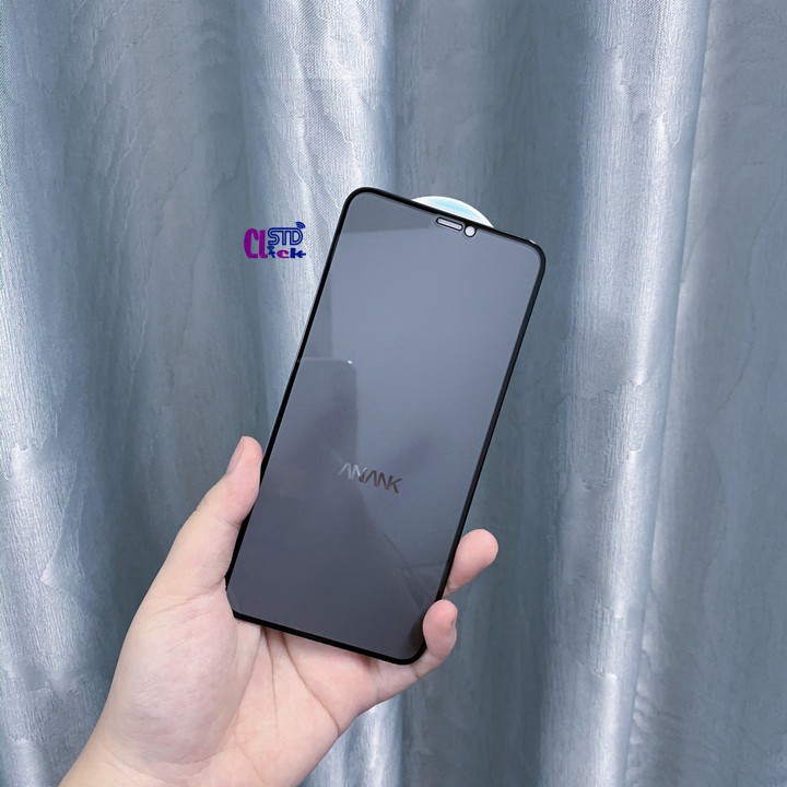 KÍNH CƯỜNG LỰC CHỐNG NHÌN TRỘM IPHONE 11 PRO MAX - 11 PRO - 11 -  XS MAX - XR - XS - X ANANK JAPAN FULL 3D CHÍNH HÃNG