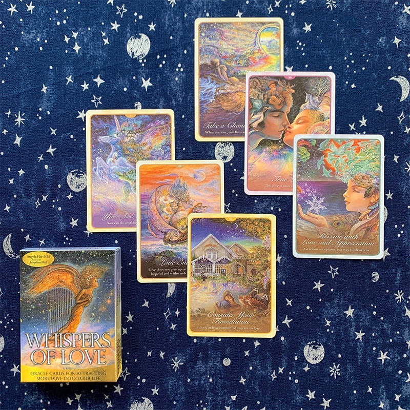 whisper of love Oracle Bộ 44 Thẻ Bài Tarot Độc Đáo Đẹp Mắt