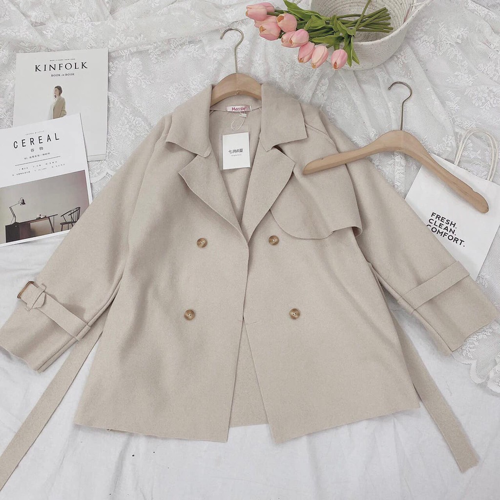 Áo dạ cổ vest | BigBuy360 - bigbuy360.vn