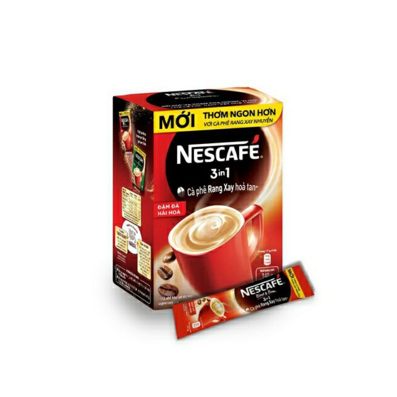 hộp cà phê Nescafe' 3in1 20 gói×17g