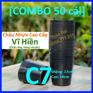 Chậu nhựa trồng cây C7 , Chậu nhựa dẻo cao cấp giá sỉ