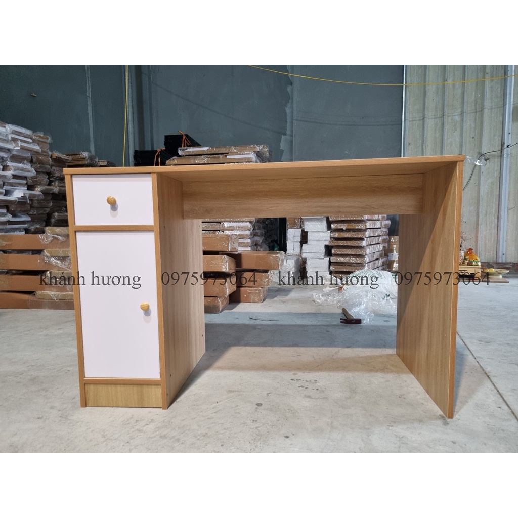 🌵🥰FREESHIP🌵🥰 BÀN LÀM VIỆC CÓ HỘC TỦ ĐỂ ĐỒ MẪU 02 KÍCH THƯỚC 50x100x75cm