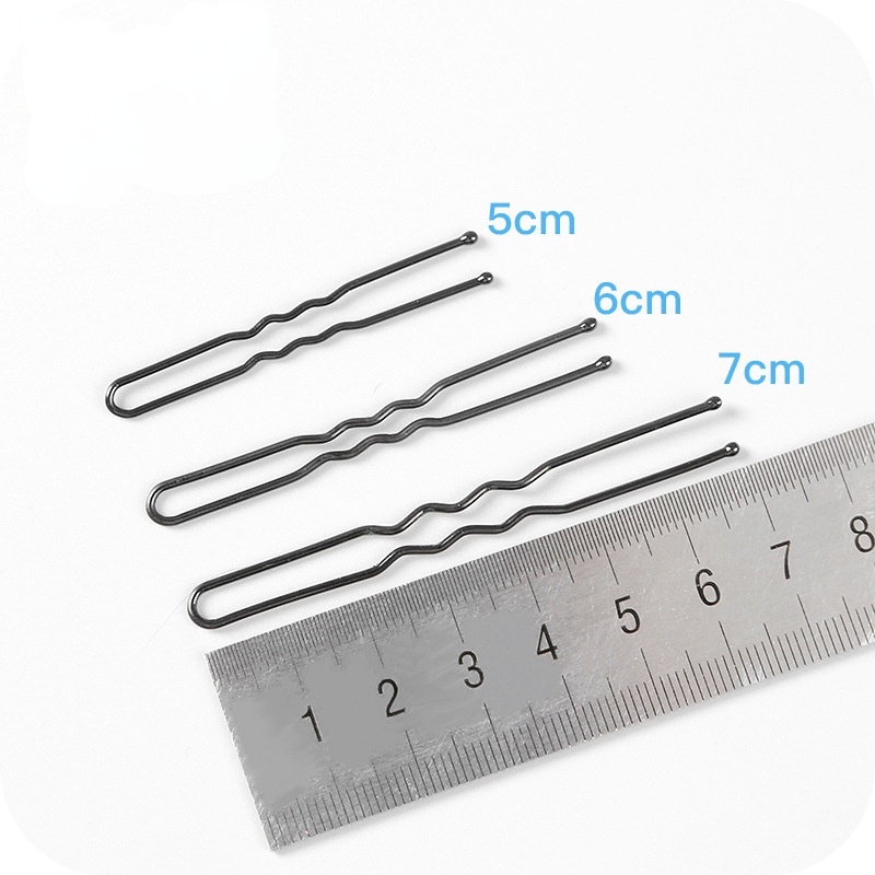 Set Kẹp Tóc Chữ U Màu Đen Đơn Giản