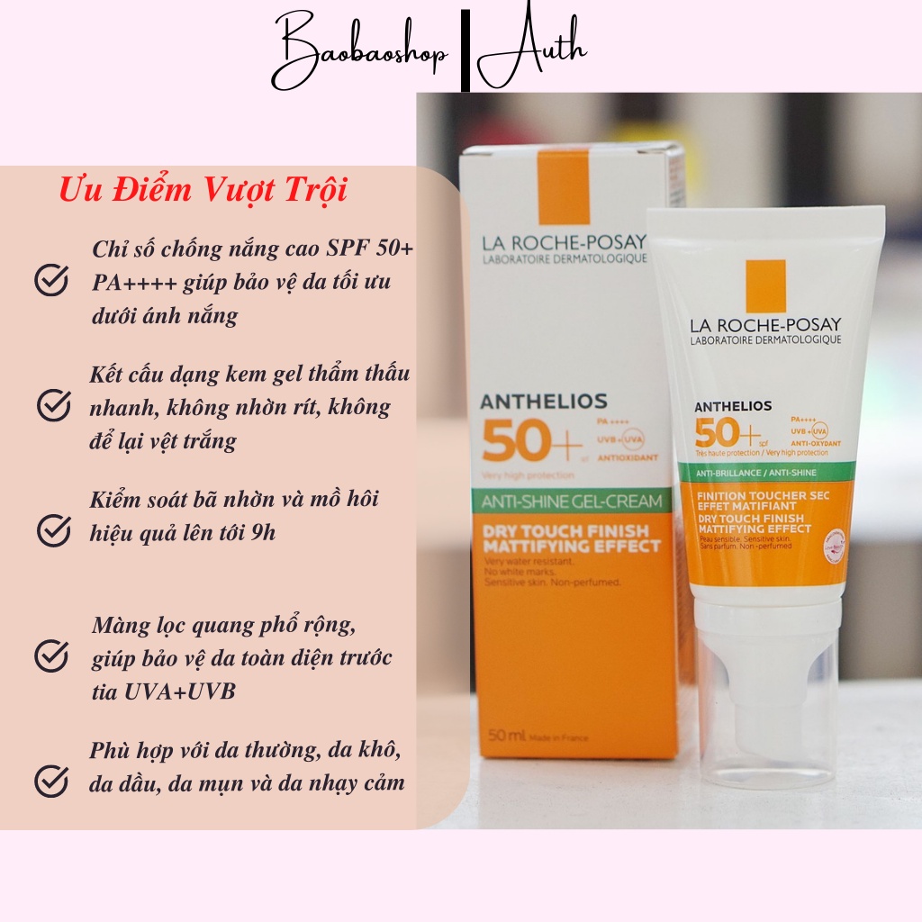 Kem Chống Nắng La Roche Posay SPF 50+ thích hợp với mọi loại da