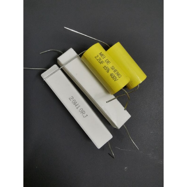 Combo tụ lọc trở sứ dùng cho loa treble 250, 350, 450, 750