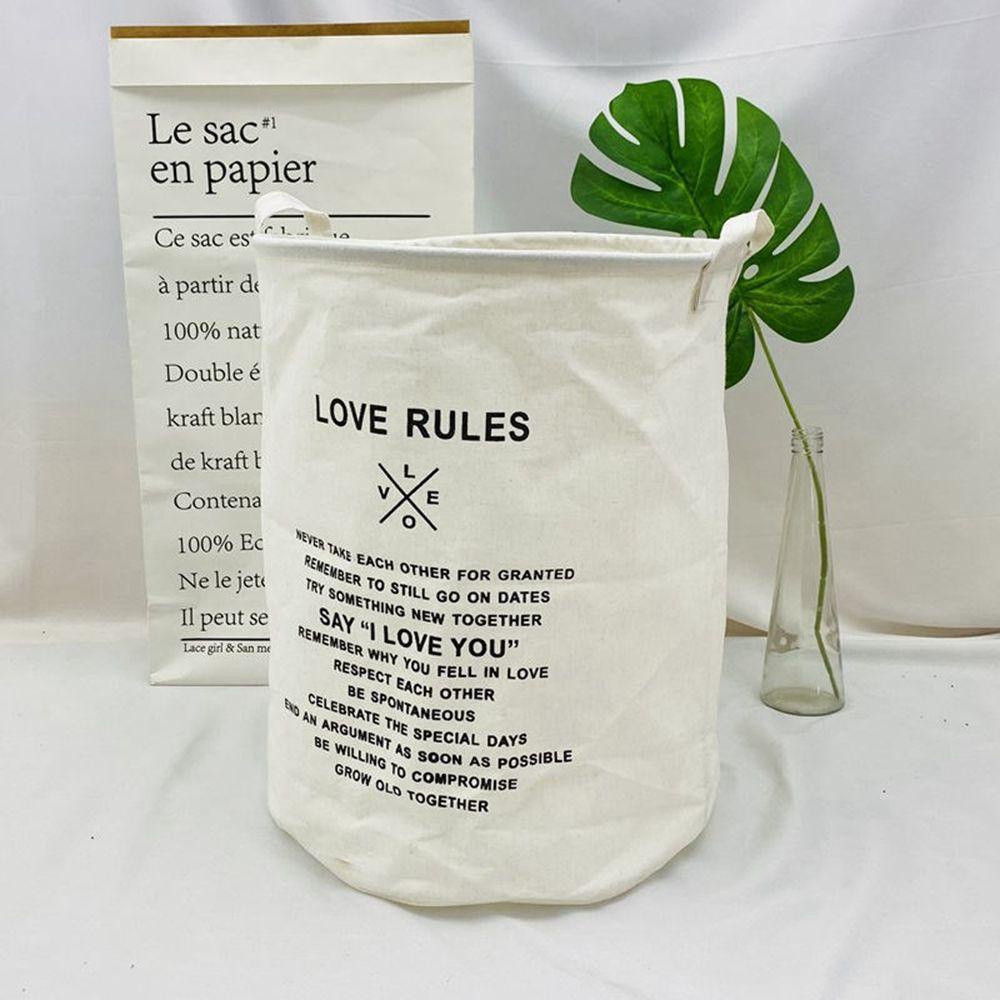 Giỏ Đựng Đồ Giặt Bằng Cotton Lanh Bền Sức Chứa Lớn Chống Nước